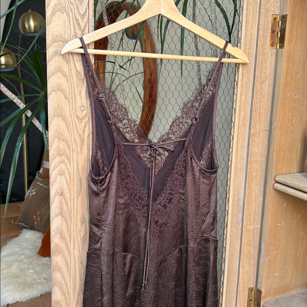 Free People Maybe Forever Maxi Dress in Deep Fudge - Picture 9 of 14